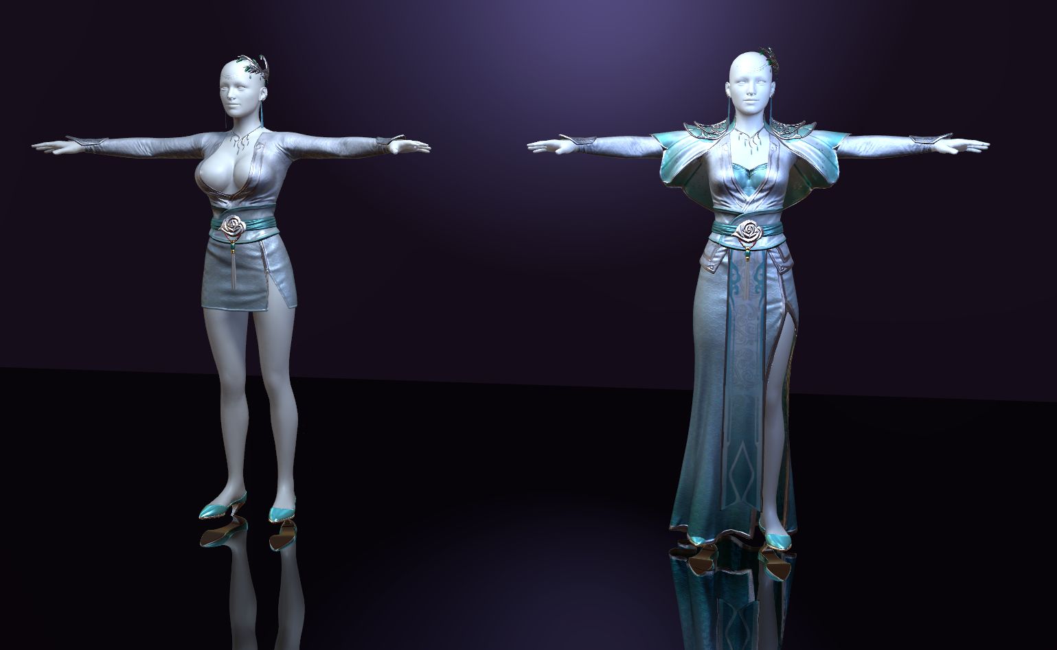 BaGe.VAM_BaGe_Clothes29.1国漫斗破苍穹云韵白色-zy
