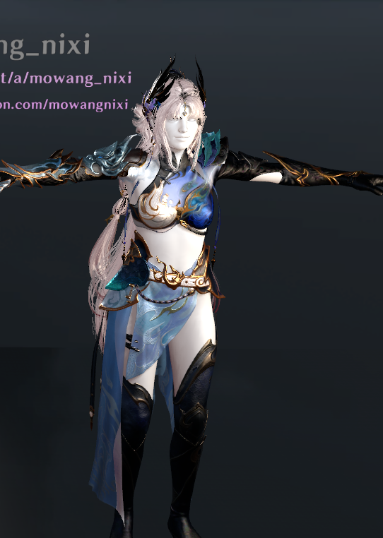 Mowang_nixi.Guanshan永劫无间 魏轻 观山海·獬豸-zy