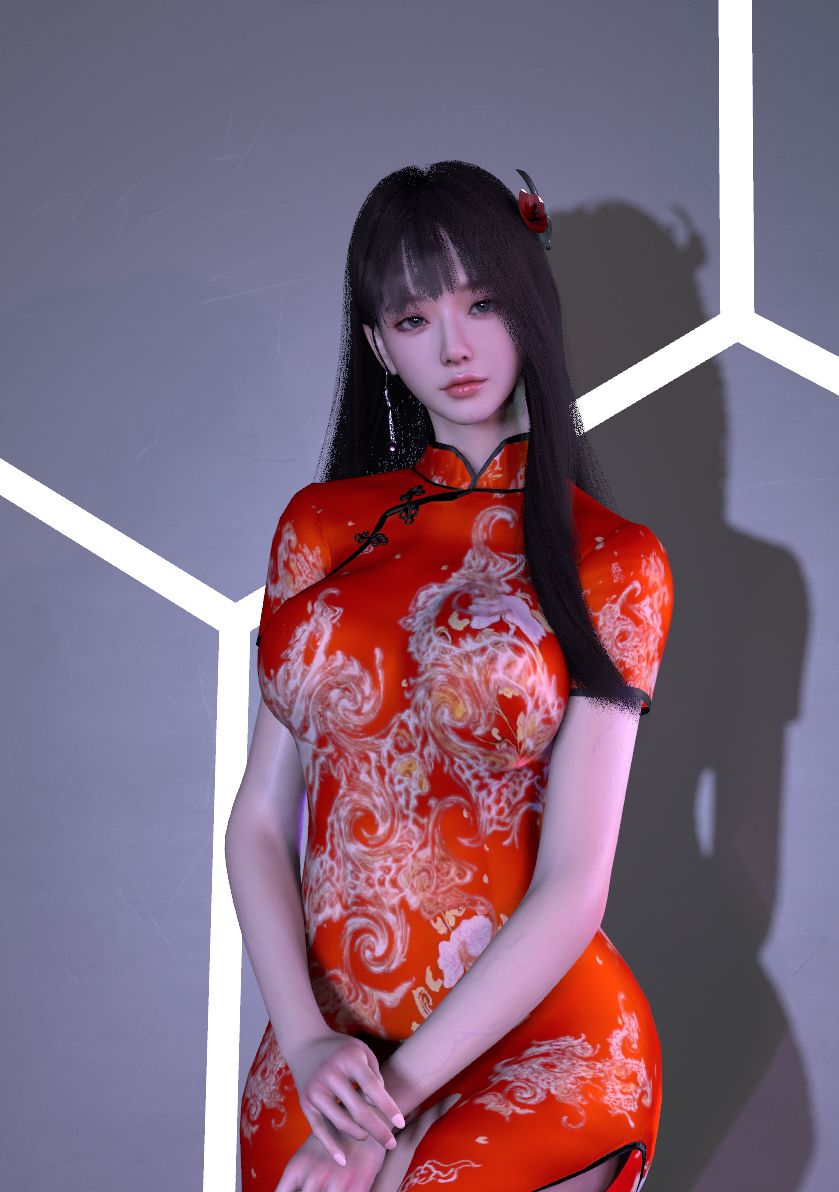 taydenhoxe.oxe12.1精致的旗袍小姐姐-zy
